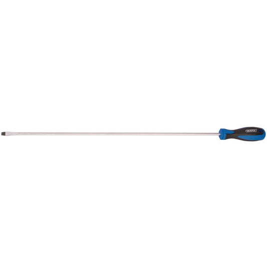 Draper Plain Slot Screwdriver 6 x 450mm soft grip handle 63413