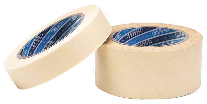 Draper Masking Tape Roll 50m x 50mm 63480