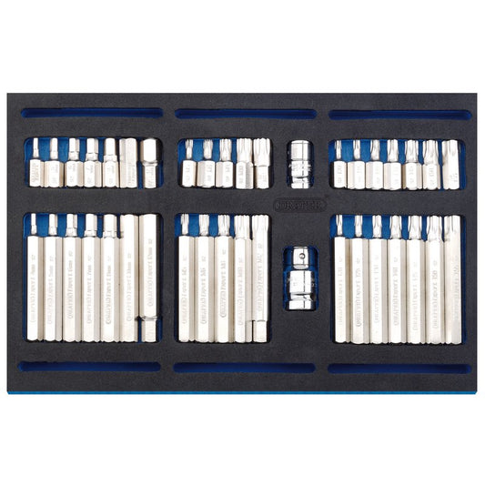 Draper Screwdriver Screwdriver Bit Set in 1/4 Drawer EVA Tray (40 Piece) 63515