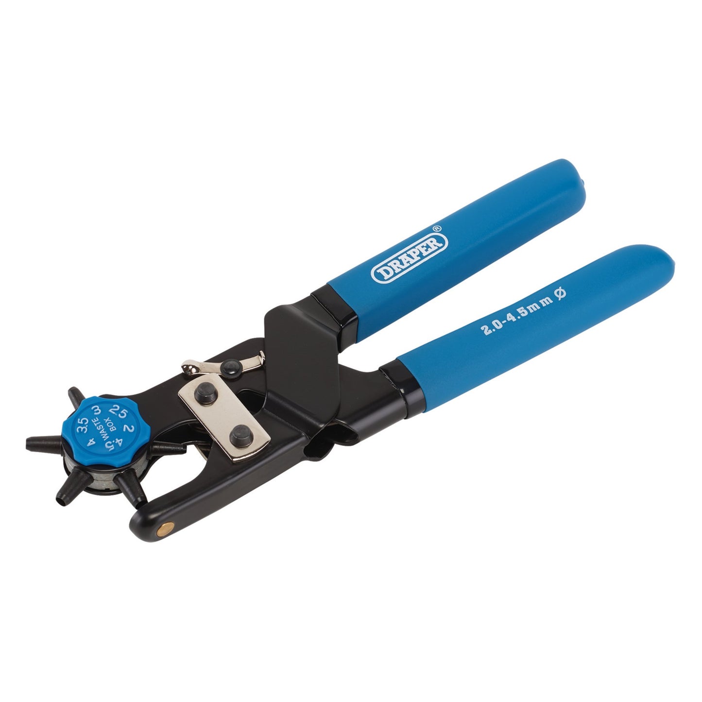 Draper Revolving Punch Plier 2.0 - 4.5mm Waste Collection & Six Punches 63637