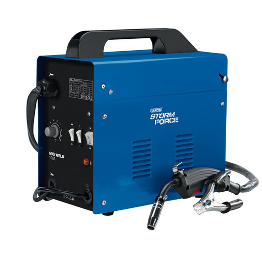 Draper Storm Force 100A Gasless MIG Welder 13A 230V Duty Cycle 10% @ 100A 63669