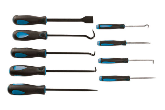 Laser Tools Pick Hook and Scraper Set 9pc 6382