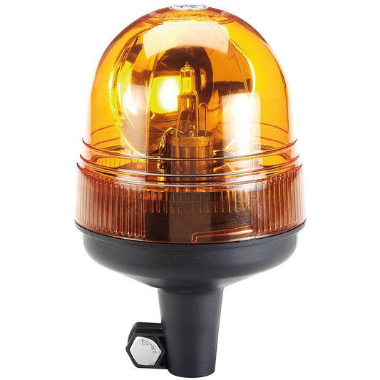 Draper 12/24V Spigot Base Rotating Beacon Amber Lens For Road Vehicles 63879