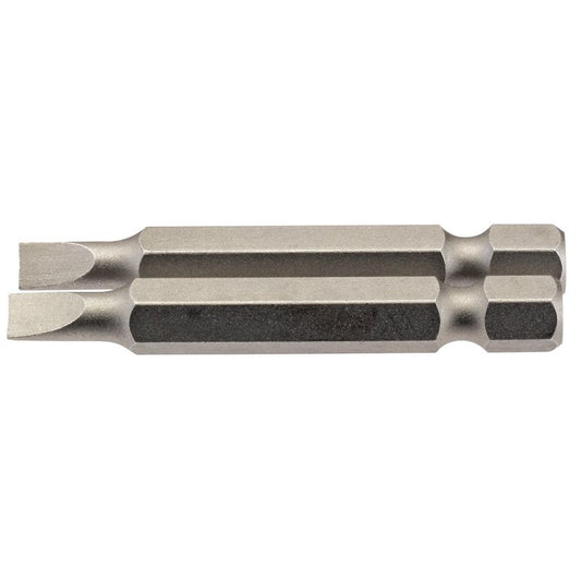 Draper Plain Slot Screwdriver Bit 4.5mm 1/4" Hex 50mm Long (Pack of 2) 64089