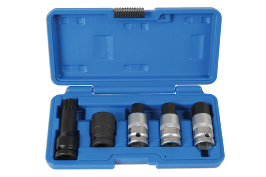 Laser Tools Hub Nut Tool Kit 1/2"D 5pc 6411