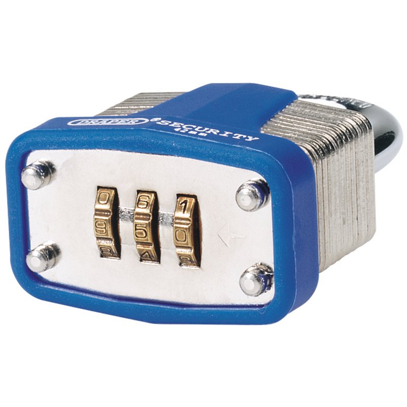 Draper Resettable Combination Padlock 40mm 64157