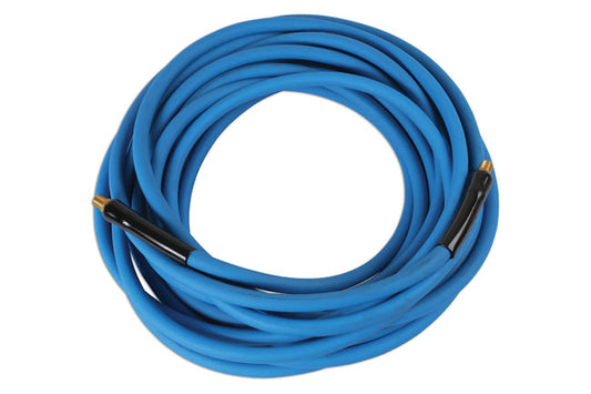 Laser Tools Flexible Air Line Hose Blue 9.5mm x 15m With 1/4" BSP Fittings 6417