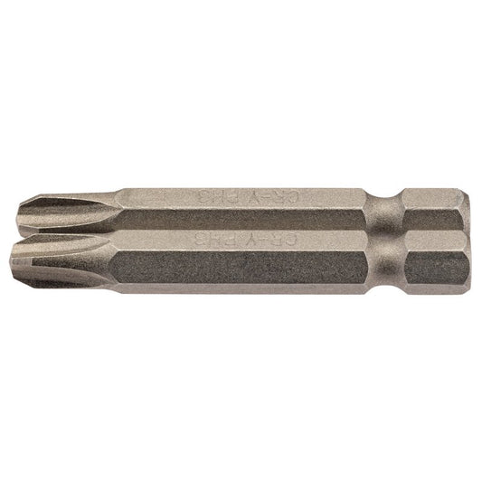 Draper No.3 Cross Slot Screwdriver Bit 1/4" Hex 50mm Long (Pack of 2) 64241