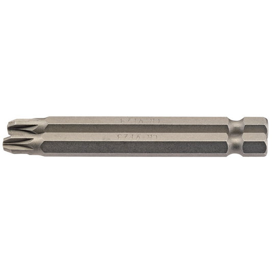 Draper No.3 PZ Type Screwdriver Bit 1/4" Hex 75mm Long (Pack of 2) 64313