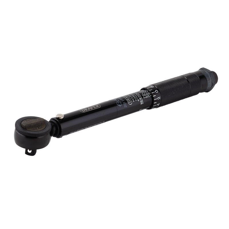 Draper 3/8"D Ratchet Torque Wrench 10 - 80Nm and 88.5-708in-lb Boxed 64534