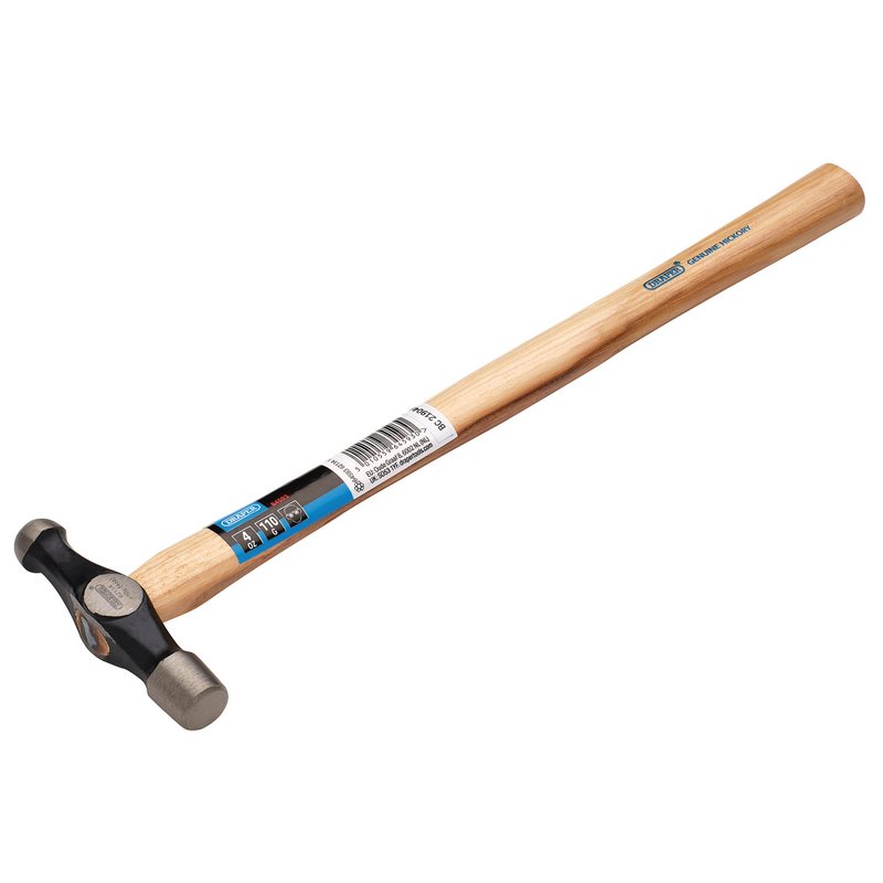 Draper Ball Pein Pin Hammer 110g 4oz Hickory Shaft High Carbon Steel 64593