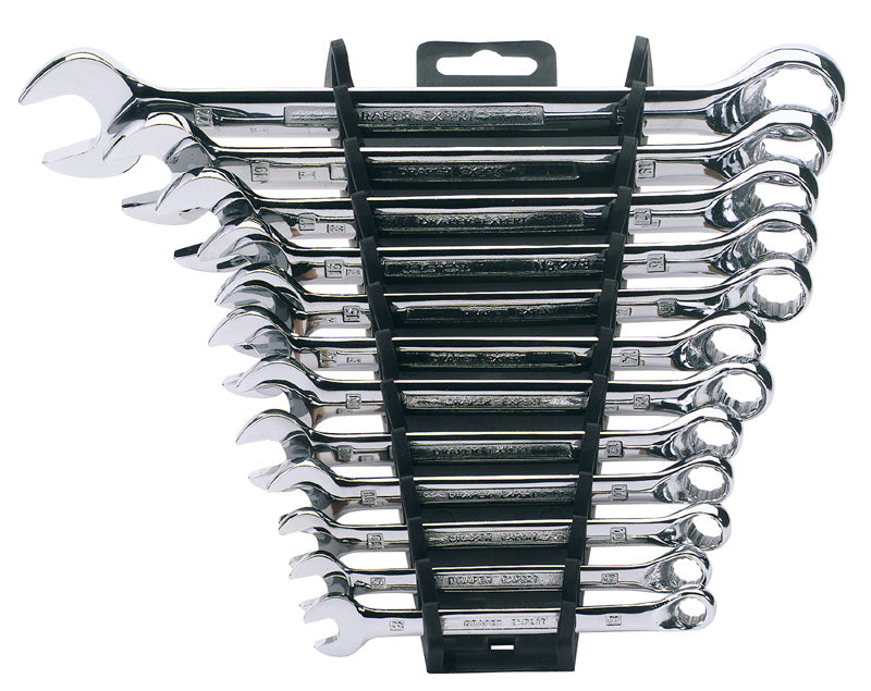 Draper Metric Combination Spanner Set 8 - 22mm 12 Piece Bi Hexagon Ring 64605