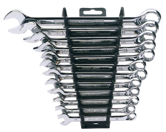Draper Metric Combination Spanner Set 8 - 22mm 12 Piece Bi Hexagon Ring 64605