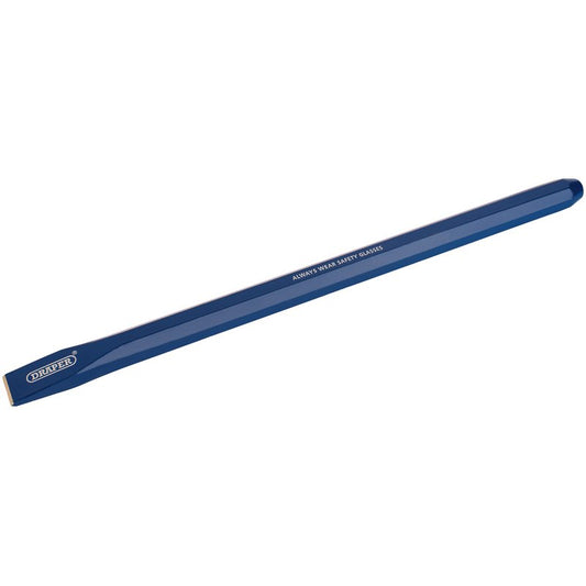Draper Octagonal Shank Cold Steel Chisel 25 x 450mm Polished Cutting Edge 64850
