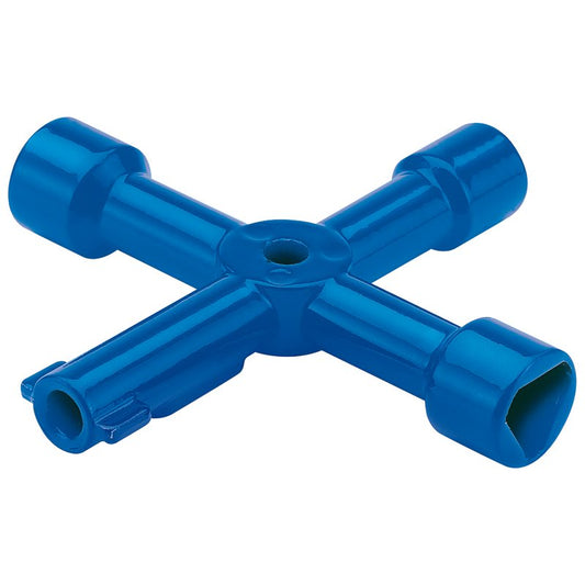 Draper 4 Way Service Utility Key Use On Gas Electric Water Meter Cabinets 65393