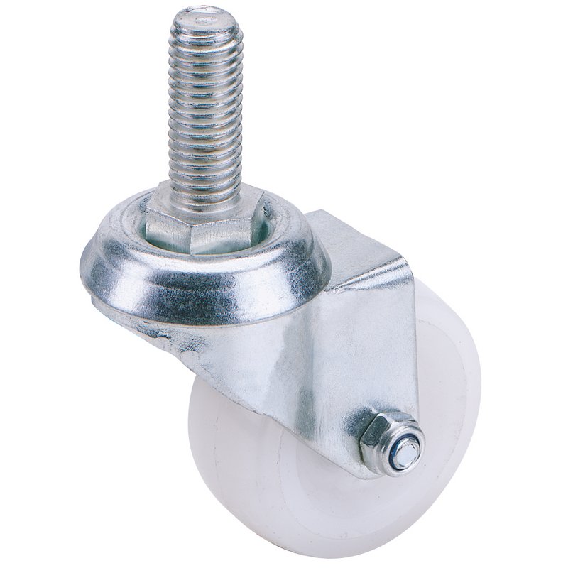 Draper Swivel Bolt Fixing Nylon Wheel 50mm Diameter S.W.L 50kg 65494
