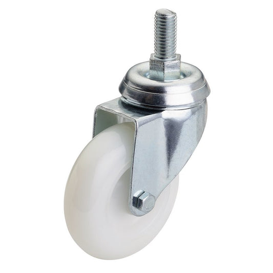 Draper Swivel Bolt Fixing Nylon Wheel 75mm Diameter S.W.L 70kg 65500