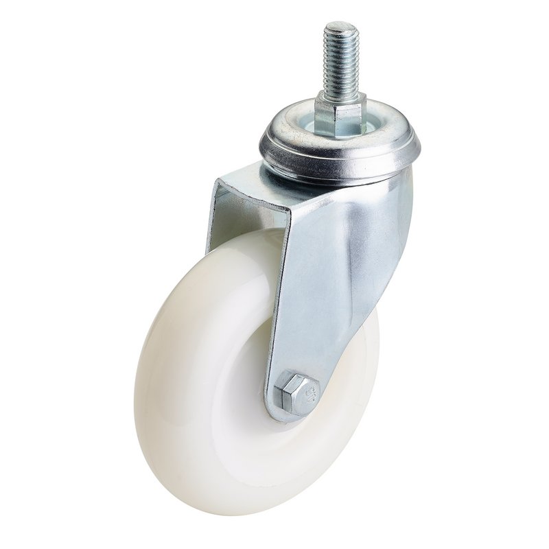 Draper Swivel Bolt Fixing Nylon Wheel 100mm Diameter S.W.L 125kg 65505