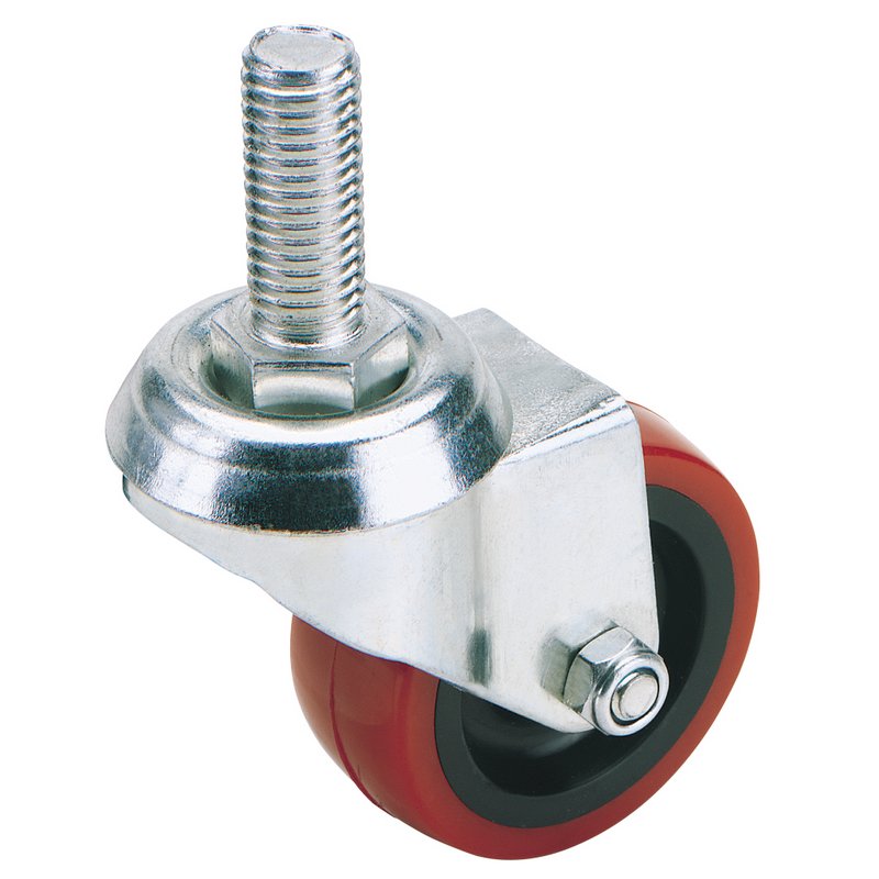 Draper Swivel Bolt Fixing Polyurethane Wheel 50mm Diameter S.W.L 50kg 65510