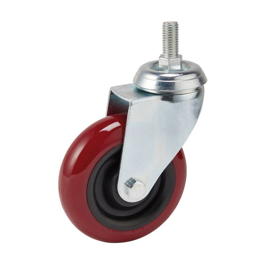 Draper Swivel Bolt Fixing Polyurethane Wheel 100mm Diameter S.W.L 125kg 65520