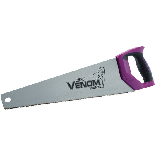 Draper Venom Double Ground Laminate Saw 500mm 13tpi/14ppi Soft Grip 66125
