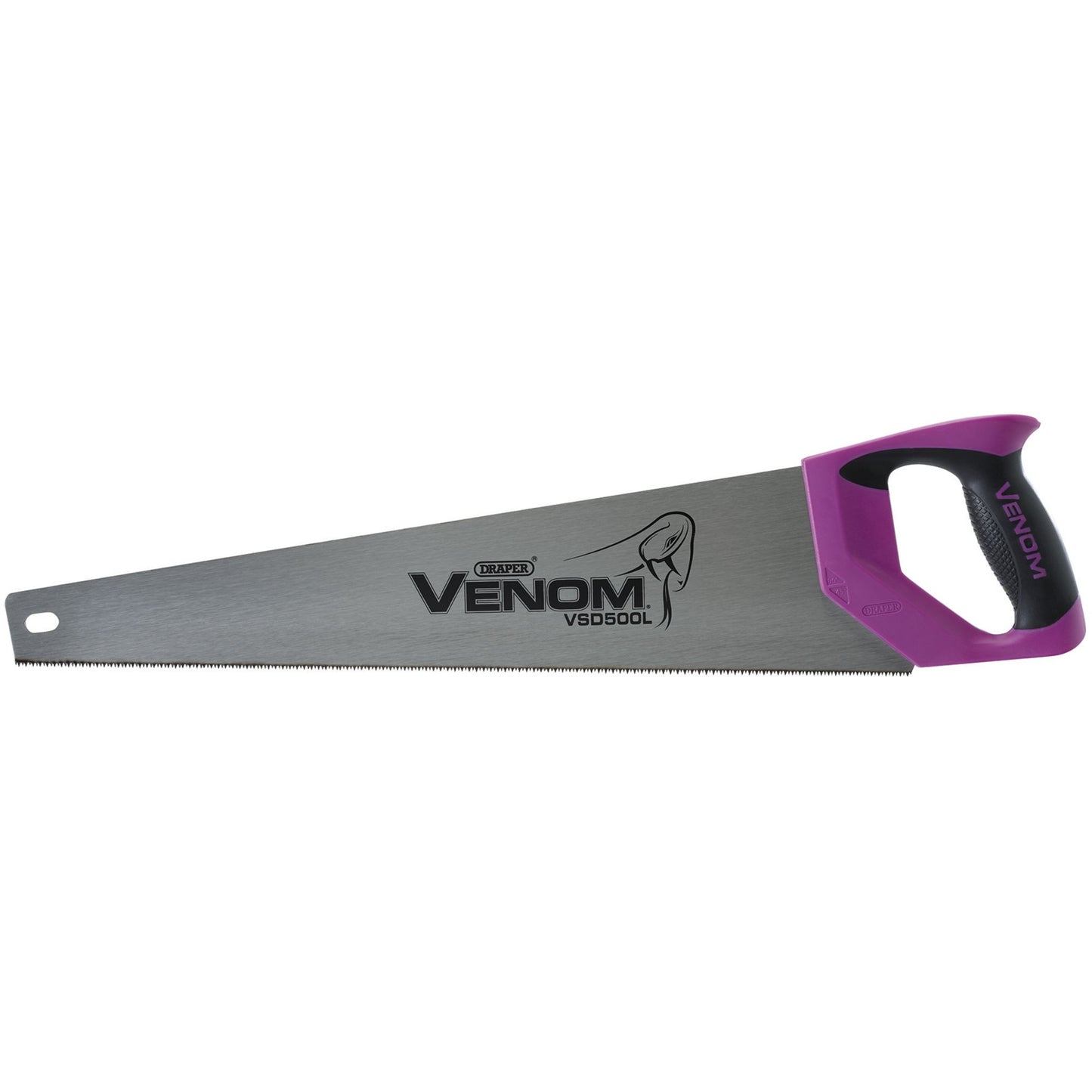 Draper Venom Double Ground Laminate Saw 500mm 13tpi/14ppi Soft Grip 66125
