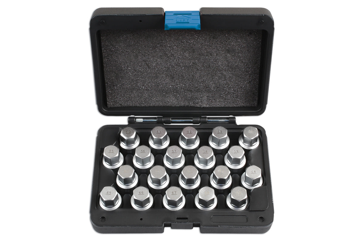 Laser Tools Locking Wheel Nut Key Set 20pc - for VAG, Porsche 6662
