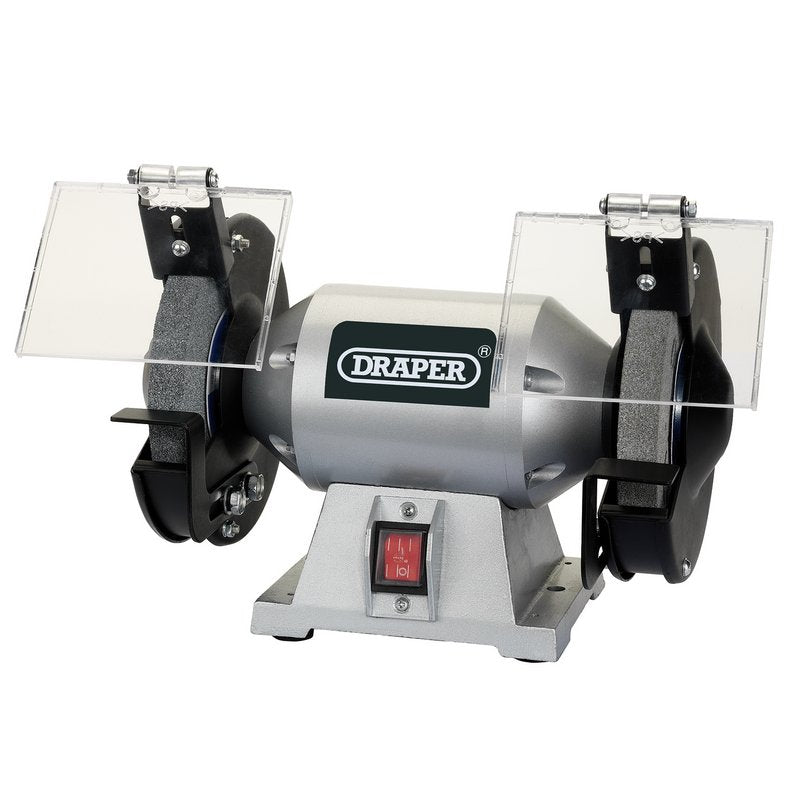 Draper Bench Grinder 150mm 6" 250W 230V Face Width 19mm Course & Fine 66804