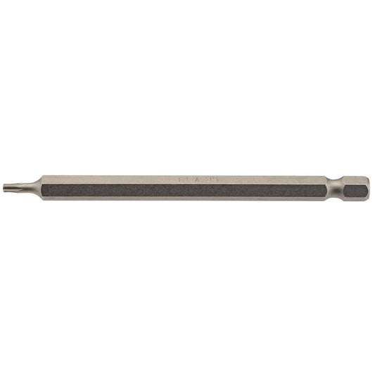 Draper T9 Torx Star Screwdriver Bit 1/4" Hex 100mm Long (Pack of 1) 66908