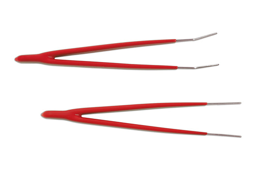 Laser Tools Stainless Steel Tweezers 2pc 6692