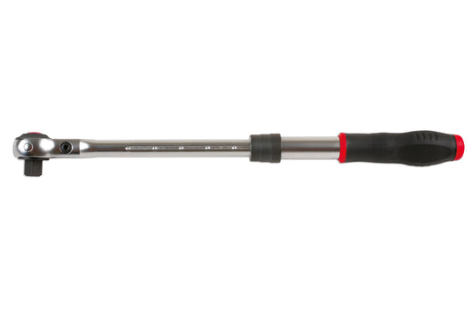 Laser Tools 1/4"D Extending Swivel Head Ratchet 72 Teeth Range 185 - 235mm 6713