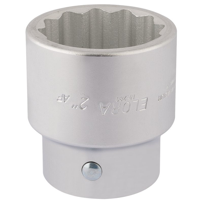 Elora 2" Bi-Hexagon Socket 1"D Chrome Plated Hardened And Tempered 67335