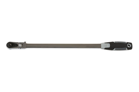 Flexi-head Ratchet 1/4"D 300mm Soft grip handle 72 teeth reverse function