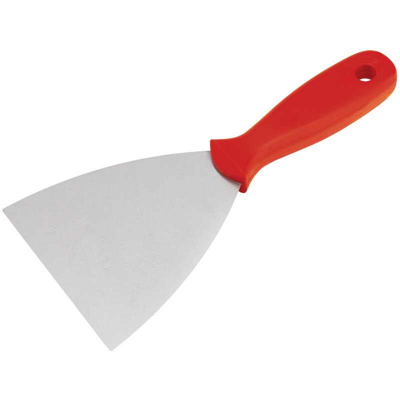 Draper Redline Wall Scraper 100mm Polished carbon steel blade 67586