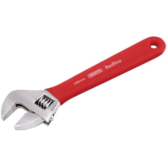 Draper Redline 200mm 25mm Jaw Soft Grip Adjustable Wrench 67590