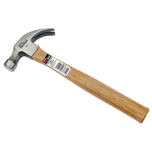 Draper Redline Claw Hammer with Hardwood Shaft 450g 16oz 67664