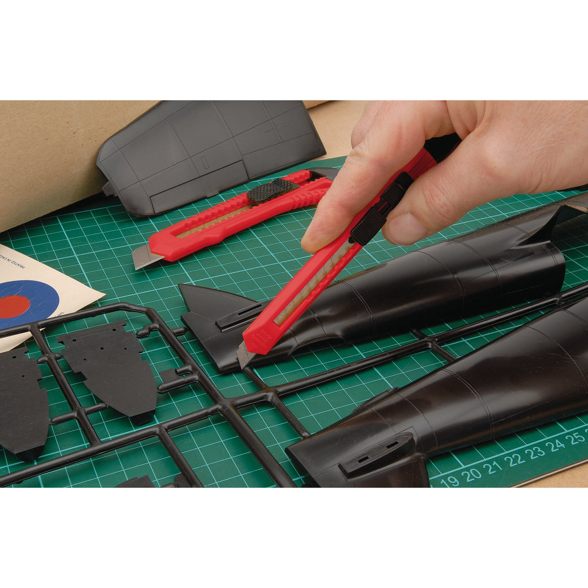 Draper Redline Retractable Segment Blade Knife, 9mm