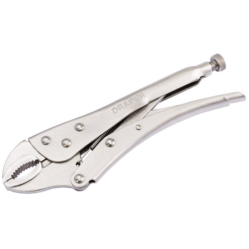 Draper Redline Curved Jaw Self Grip Pliers, 225mm