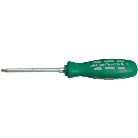Draper Pozi Mechanic's Screwdriver 100mm No.2 sand blasted tip 67864