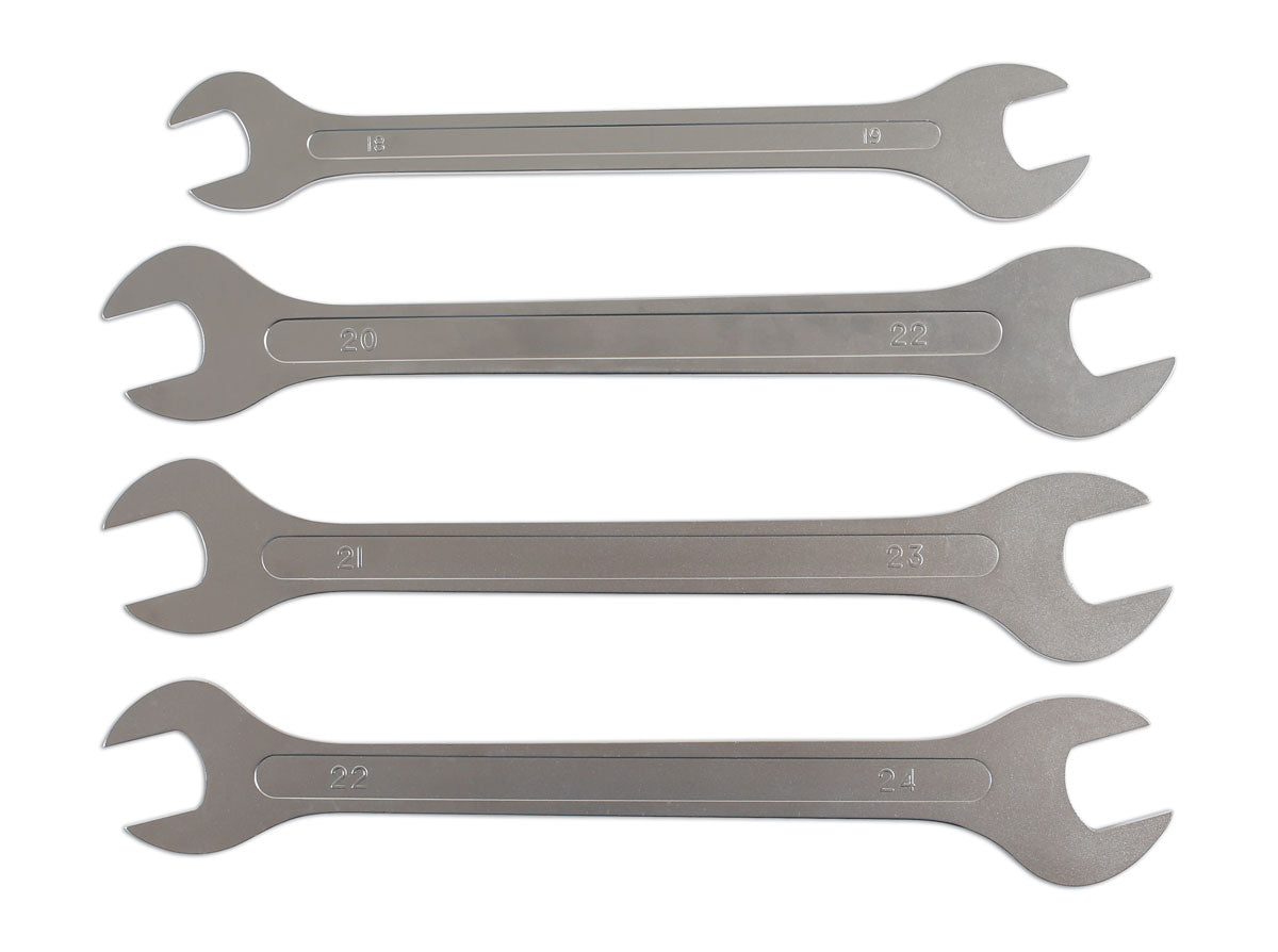 Laser Tools Ultra Thin Open Ended Spanner Set 4pc 6789