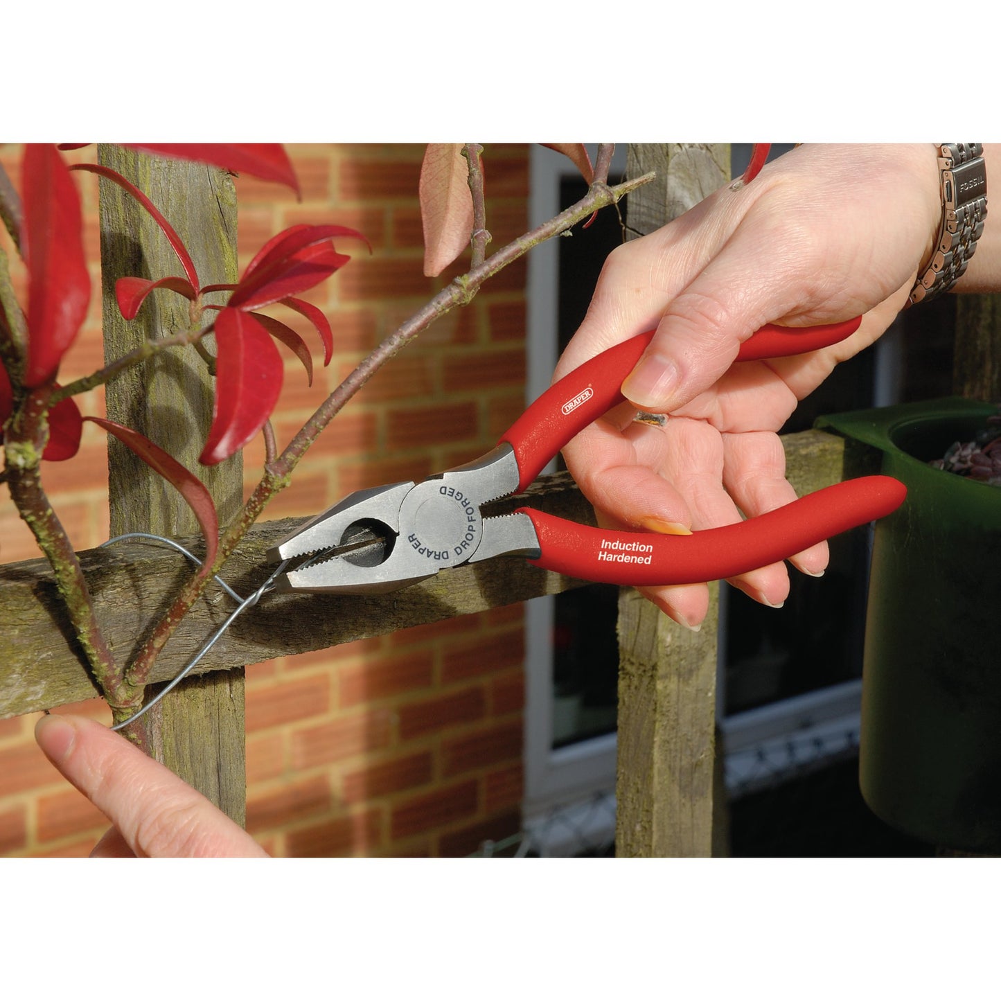 Draper Redline Pliers Set with PVC Dipped Handles 160mm 3 Piece 67924