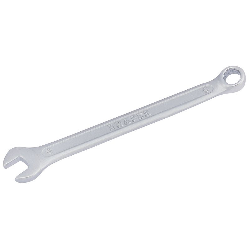 Draper Redline 6mm Metric Combination Spanner Jaws offset at 15° 68028