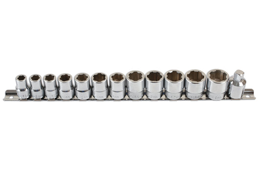 Laser Tools Metric Damaged Undamaged Nuts Socket Set 3/8"D 13pc 6834