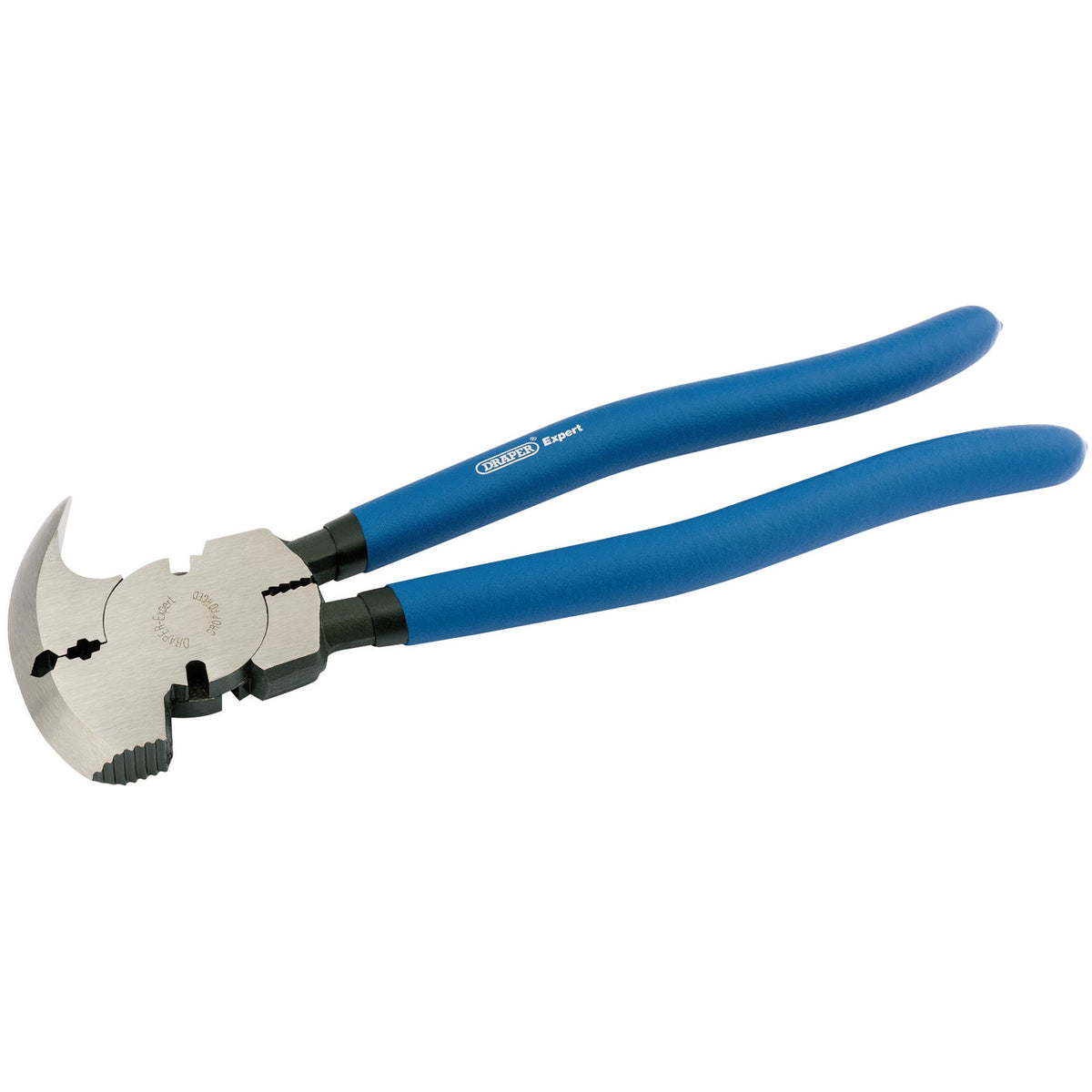 Draper 260mm Long Fencing Pliers With staple removing hook pincer & clamp 68450