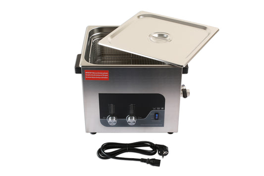 Laser Tools Ultrasonic Cleaner 13L - with Euro plug 6857