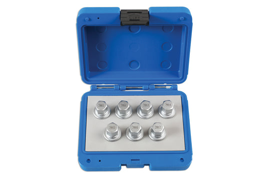Laser Tools Locking Wheel Nut Key Set 7pc - for Vauxhall, Opel 6860