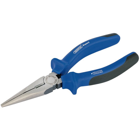 Draper 160mm Heavy Duty Soft Grip Long Nose Pliers With Slip Guards 68887