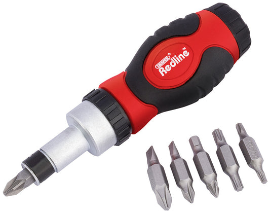 ****Draper Redline Ratcheting Screwdriver and Bit Set 6 Piece 68924