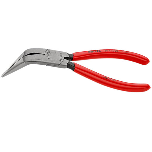 KNIPEX Mechanics' Bent Nose Pliers 200mm Angle 70° For Split Pins etc 38 71 200