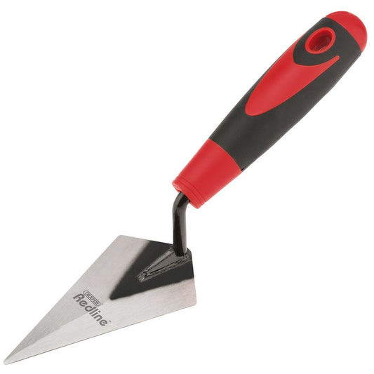 Draper Redline Soft Grip Pointing Trowel 125mm Carbon steel blade 69119
